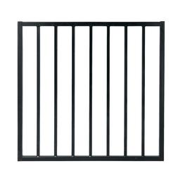 Pro Series 3 X 2.6 Ft Black Steel Fence Gate Corrosion Resis